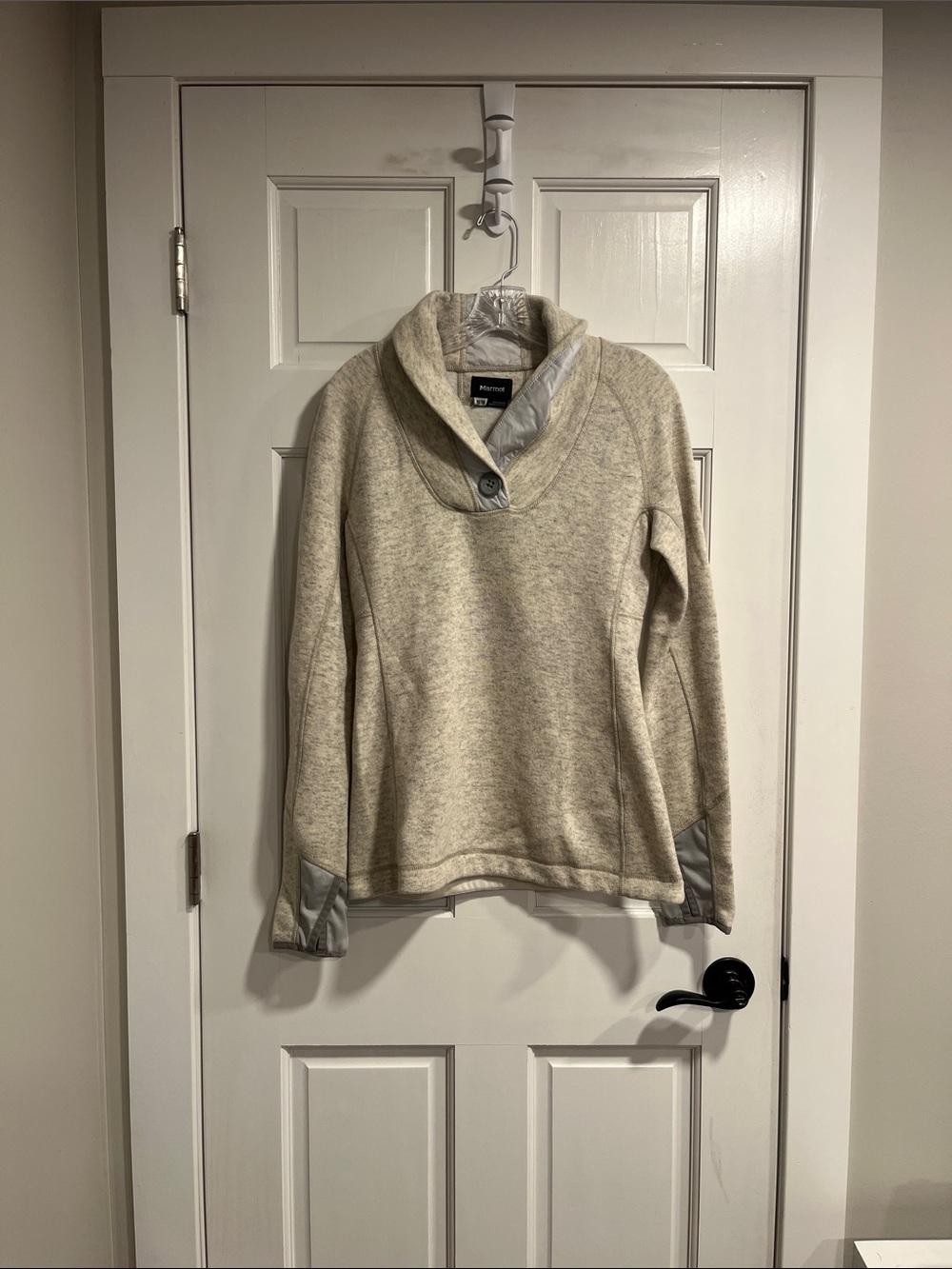 Marmot Sydney Sweater Wool Blend in Oatmeal Color Size Medium NWT